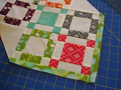 Press seams away from the quilt body, towards the inner border.
