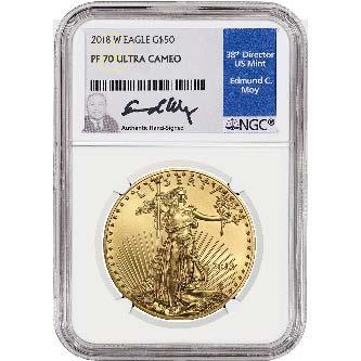 The Ed Moy Signature Series of Proof 70 coins are no exception and are an excellent