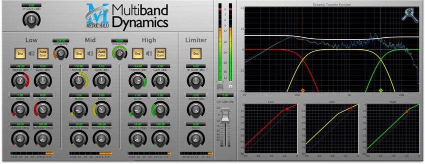 13. Introduction Multiband Dynamics is a plug-in for digital audio workstations which provides frequency based dynamic processing.