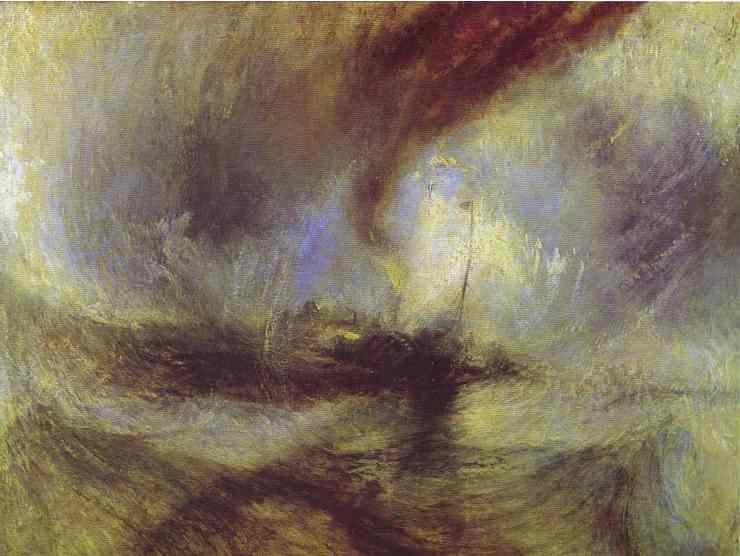 His works shows a love for dramatic subjects like storms, and fires especially raw nature.