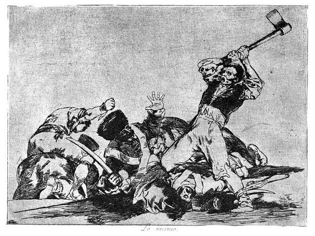 Goya The Disasters of War, 1810-14.