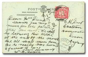 V ca chet, this Finn ish sail ing ship de parted 2 Feb ru ary, 1930 and shows vi o let ship s datestamp on re verse, en tered the mails with Cape town / Paquebot / 16 Feb 38" datestamp, Very Fine.