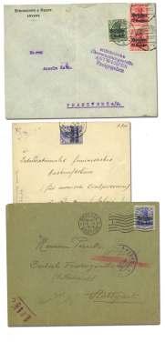 World War I Postal History 7248 Ger many, WWI, Pa tri otic post cards, 5 un used pa tri otic post cards, F-VF.