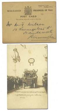 .......... $60 7251 Ger many, 1917 cover from Cannstalt via Bre - men to a U Boat, for car riage to