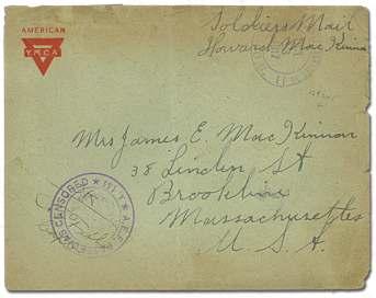 World War I Postal History 7377 United States, AEF Van Dam A9000 In struc - tional Mark ings, A9101.