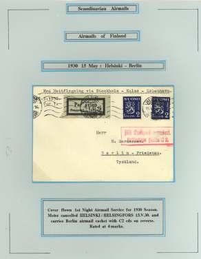 World Airmail Postal History 7460 France, 1909 French Avi a tion Meets, Au gust 22-29, Reims with hex ag o nal can cel;