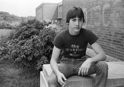 1973. Bottom: teenager on