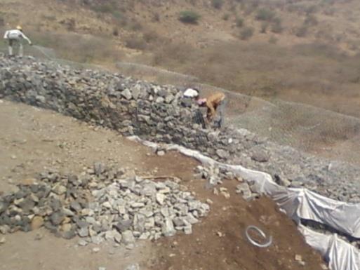 Gabion Baskets and Rock Mattresses Used