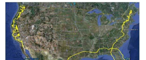 ubiquitous LTE network Large exclusion zones Along the U.S.