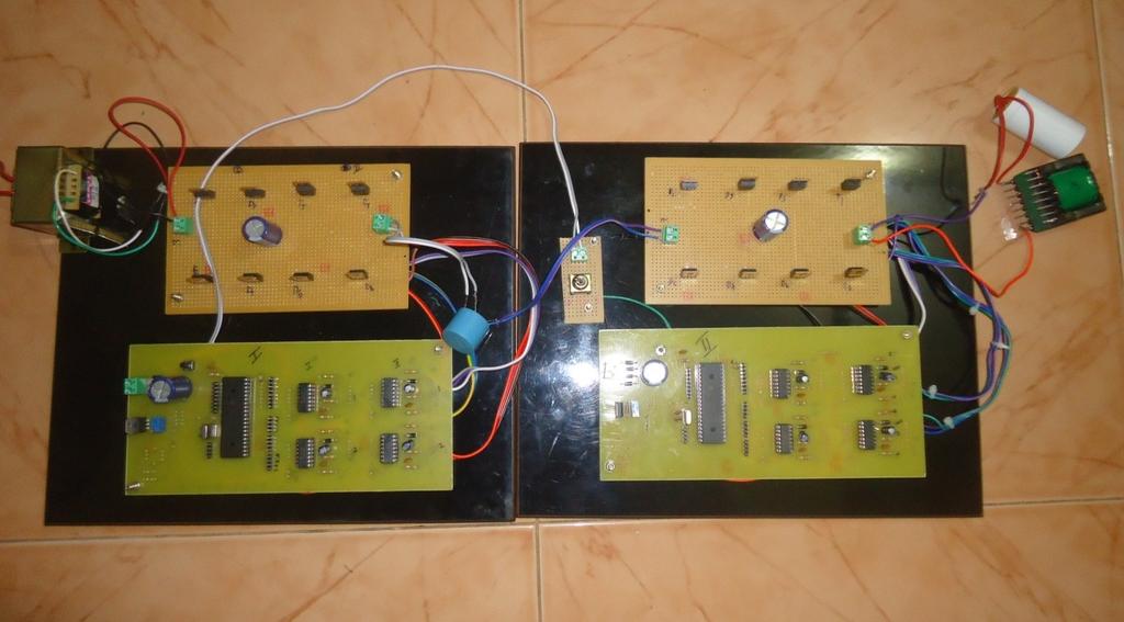 VI. HARDWARE IMPLEMENTATION The system parameters are as follows: 1 Utility grid side: input voltage 12 V AC, 50Hz 1 primary dc link side: capacitor 1000 µf, 1 high-frequency transformer: ratio of
