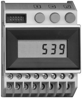 of standard output signal (0 to 5 ma, 1 to 6 V and others). They include up to two switch relays (depending on a version) which can be used for a limit status alarm.