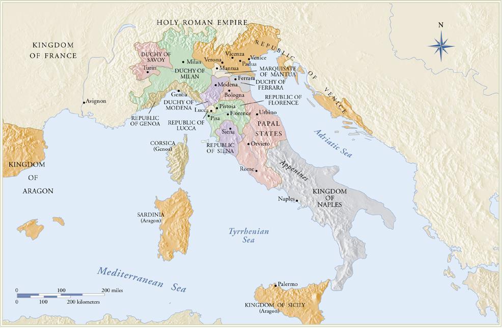 Italy Around 1400 the