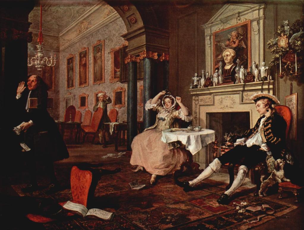 William Hogarth, Marriage à-la-mode