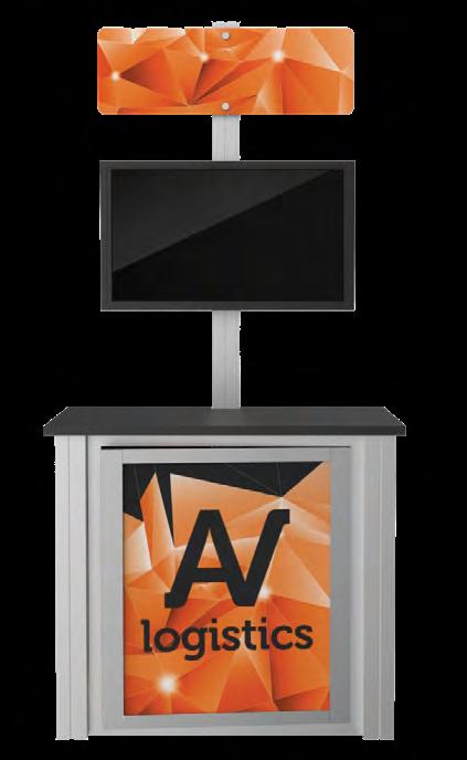 25 x 18 Includes: Monitor mount Graphic Options: