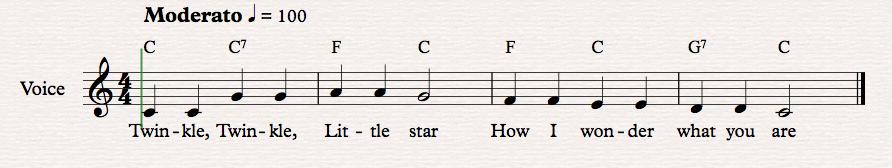 wonderful Sibelius plug-ins to add a simple harmony, a strummed