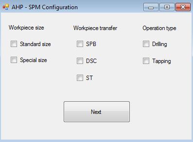 Applications in the SPM design The implementation of the AHP model for SPMs was completed by Excel and Visual Basic software.