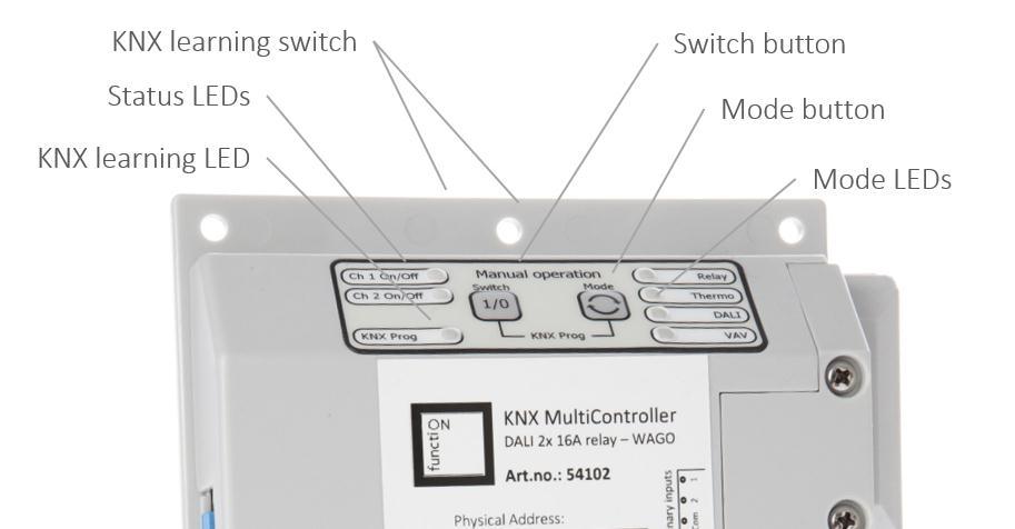3 Start-up and general functions The KNX MultiController can be configured by using the ETS Tools Software. The product database file for KNX MultiController can be downloaded from http://www.