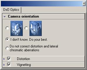 Although we recommend you always use DxO Optics Pro to rotate your image automatically using the information from the EXIF orientation tag, you may have images that have been already rotated.