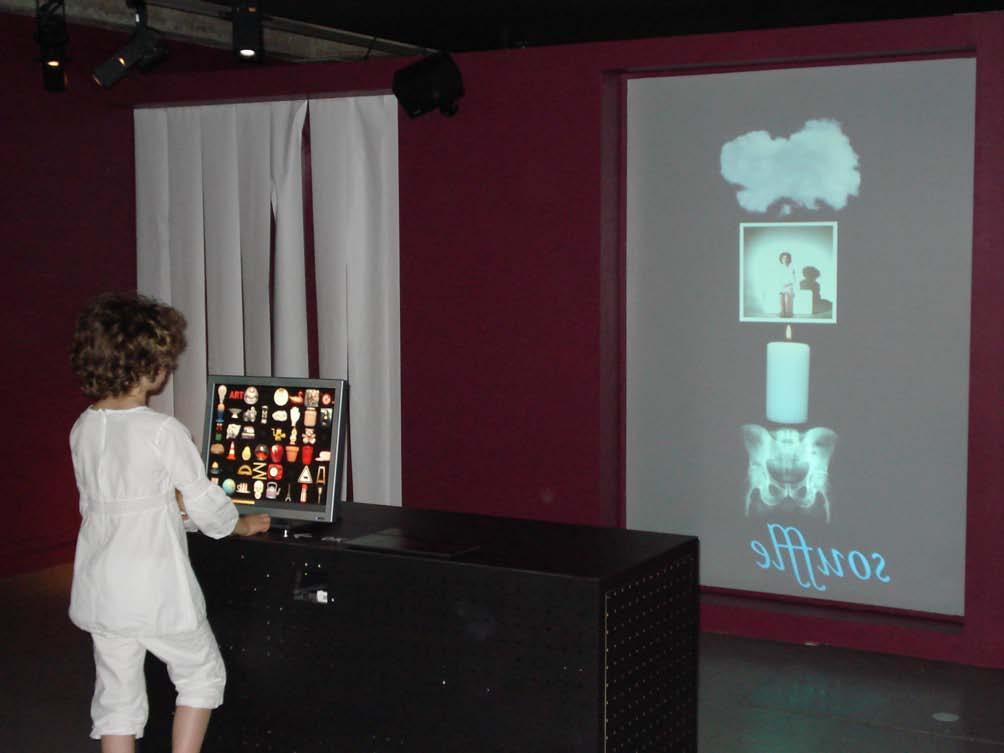 page 9 7 - AN INTERACTIVE MULTIMEDIA SYSTEM A digital installation enables children to replicate the approach of the artist in a simple and intuitive manner.