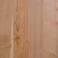 MAPLE, Soft A hardwood with a straight, close grain pattern and a fine,