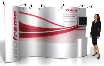 Wave Stunning looks, infinite flexibility and very easy to use ISOframe Wave the portable display system.