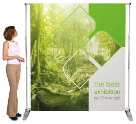 Pegasus large format tension banner An excellent high quality strong stand designed for regular use.