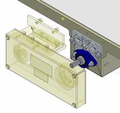 inside face of the mounting bracket to the corresponding side of the conveyor. See Fig. 24-1.