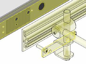 1-3 Adjustable Guide Rails 250-0281-LLL, 250-0282-LLL, 250-0283-LLL Adjustable guide rails will be separated into LH and RH assemblies.