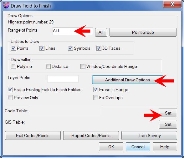 fld) file. (5 2) Specify the Range of Points to be processed.