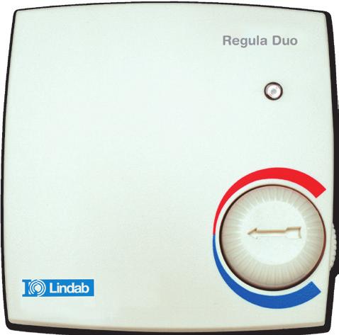 Control equipment Regula. Overview Use Customized control equipment for water and airborne climate systems with individual regulation. Regula Duo controls heating and cooling in sequence.