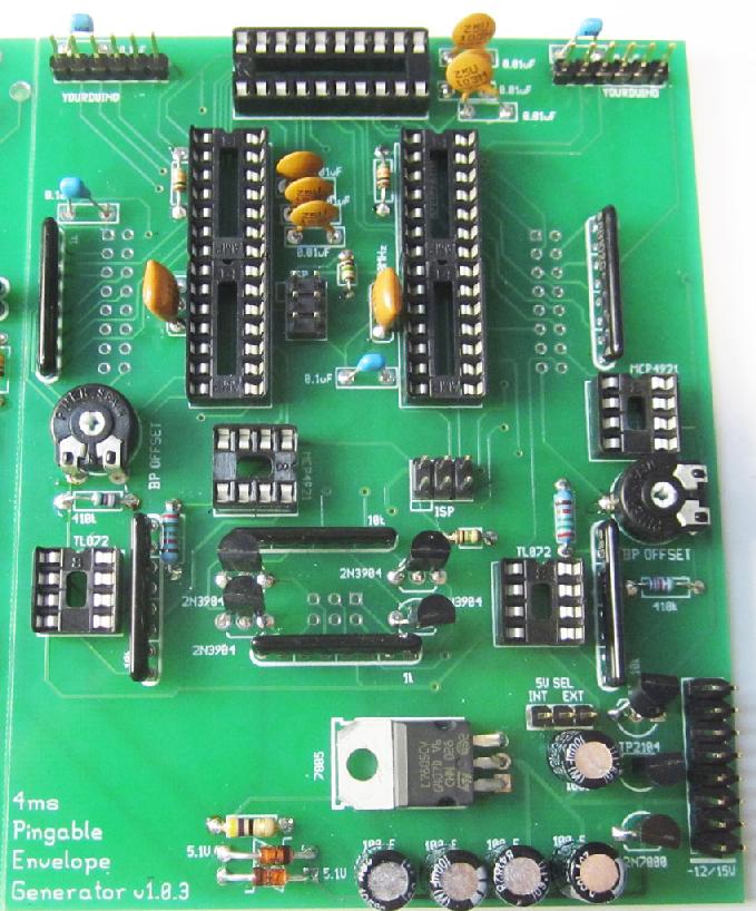 Solder one or two pins per header, then flip the board back over and check to make sure they are lined up, flush to the PCB, and the pins are at a perfect right angle to the PCB.