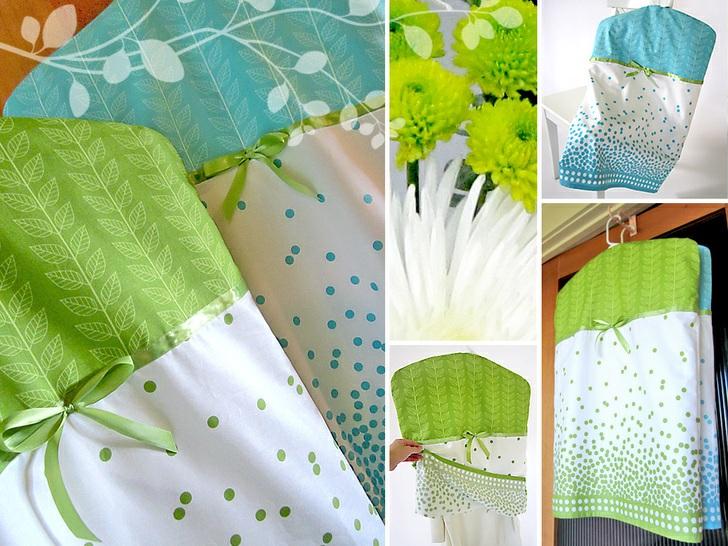 Published on Sew4Home Beautiful Cotton Garment Covers Editor: Liz Johnson Friday, 21 March 2014 1:00 Today's pretty garment covers are a great way to keep clothes clean and dust-free in your closet.