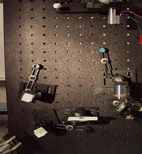 Photo Intensity Detector Mirror Figure 2 Optical testing setup