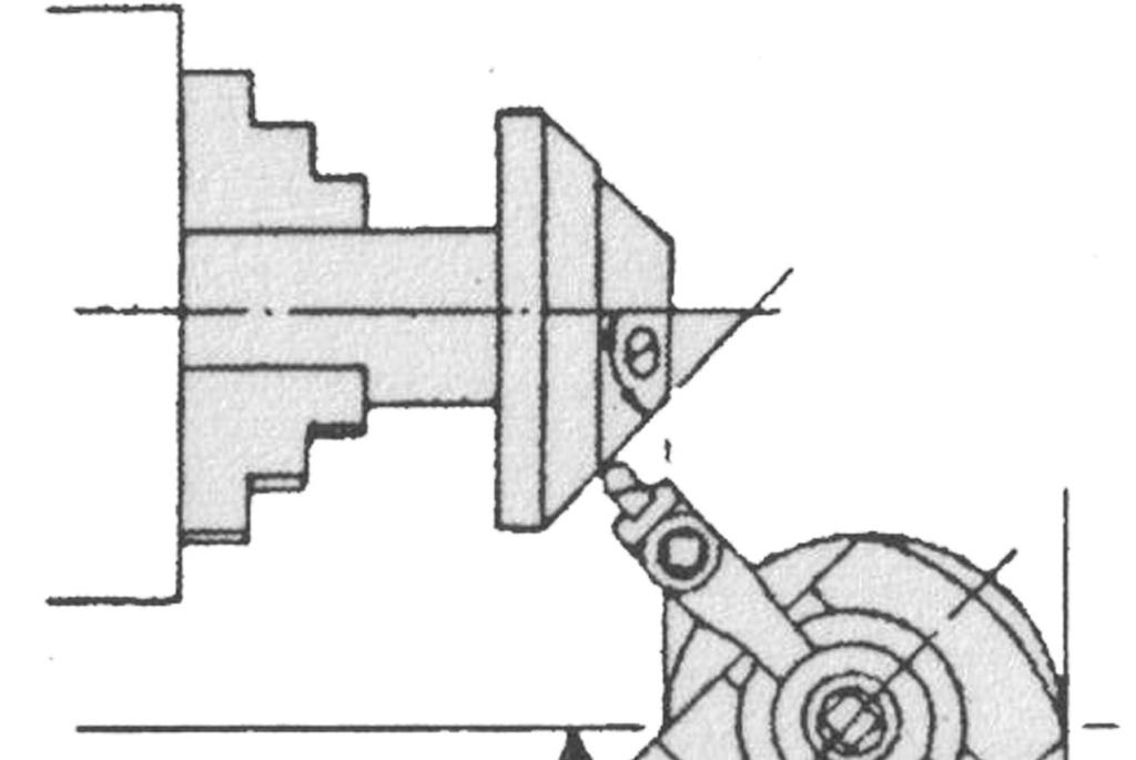 (ii) Compound rest method The compound rest of the lathe is attached to a circular base graduated in degrees, which may be swivelled and clamped at any desired angle.