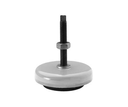 Lag shield anchors with lag bolts ( ) and anchor studs ( ) are two popular methods for anchoring an object to a concrete floor.