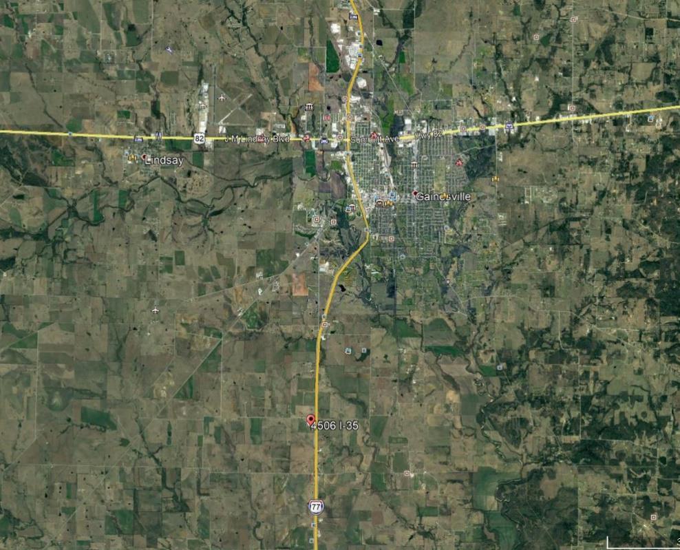 Area Analysis Area Description The subject property is located in Gainesville, Texas the county seat of Cooke County, north of Ft. Worth on Interstate 35 and just minutes from the Oklahoma border.