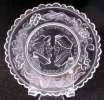 CUP PLATE THE WEDDING DAY & 3 WEEKS LATER (B086) B086 CUP PLATE THE WEDDING DAY AND THREE WEEKS LATER. MAKER UNKNOWN. CLEAR GLASS. 3 3/8" DIAMETER. GOOD CONDITION.
