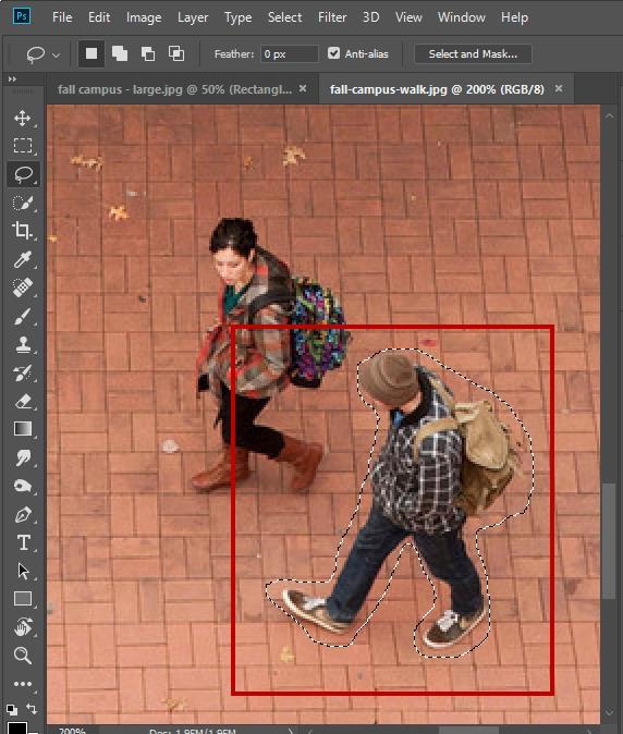 Release the mouse button to reveal the repaired area. Removing Unwanted Elements with Content-Aware Fill Before you can use Content-Aware Fill, you must first select the area of your image to remove.