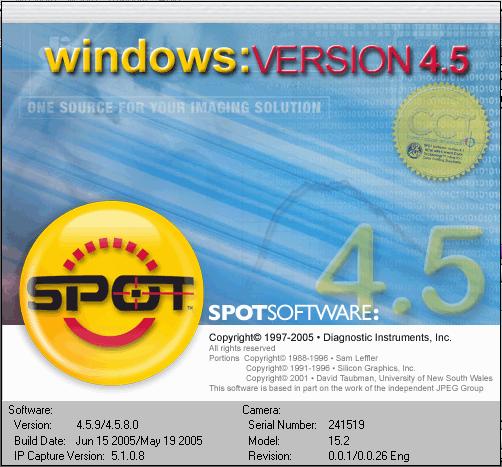 Installing the SPOT Image-Pro Driver Ch. 1 - Installation Guidelines NOTE: The user should note that using any previous IP Capture Version (previous to Version 5.1.0.