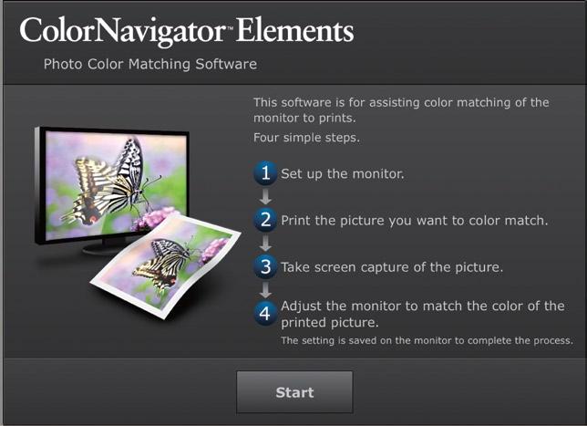 Photo color matching software For use only with the ColorEdge CS and CX series Allows comfortable intuitive operation, supporting color