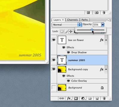 Layer > Duplicate Layer... duplicates the currently selected layer in the palette; and, Layer > Delete deletes the currently selected layer in the palette.