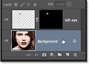Selecting the Background layer. Step 11: Reselect The Elliptical Marquee Tool Click on the Elliptical Marquee Tool in the Tools panel to reselect it.