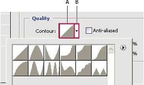 Shadow causes the opacity to drop off in a linear transition. Use a Custom contour to create a unique shadow transition.