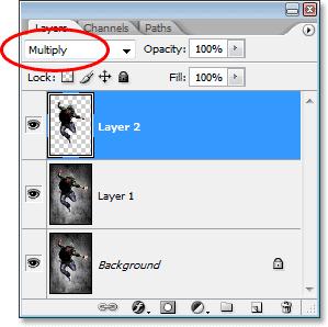 Changing the Opacity of a Layer To quickly change the opacity of a layer, first make sure you have the Move Tool selected by pressing the letter V on your keyboard to select it, and then simply type
