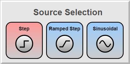 To support quick and easy adjustment of the source, a Source Selection Screen, seen in Figure 22, is provided.