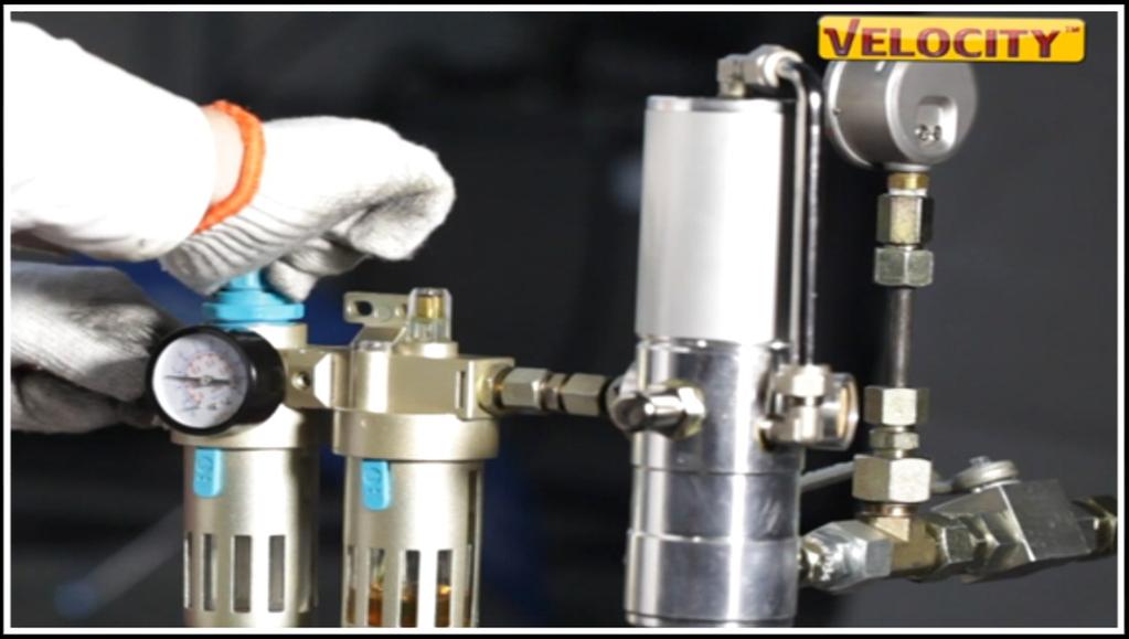lubricating process and penetration of the lubrication to