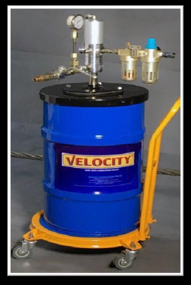 Velocity LB-1.5 Wire Rope Lubricant Velocity LB-1.5 is soap thickened wire rope lubricant containing extreme pressure and anti-wear additives.