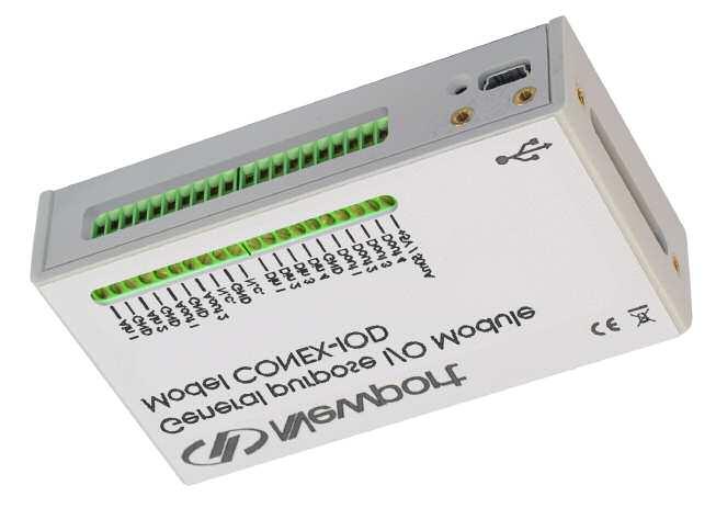 CONEX-IOD I / O M O D U L E The CONEX-IOD is a highly versatile I/O module that can interface with many third party devices.