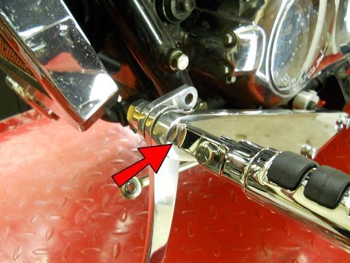 Insert the Shifter Pedal assembly into the back side of the FC14-L and