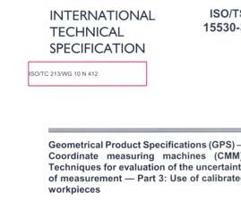 ISO 18653 describes possible estimations of gear measurement uncertainty by means of workpiece-like artefacts. This procedure is applied on page 5 in this brochure.